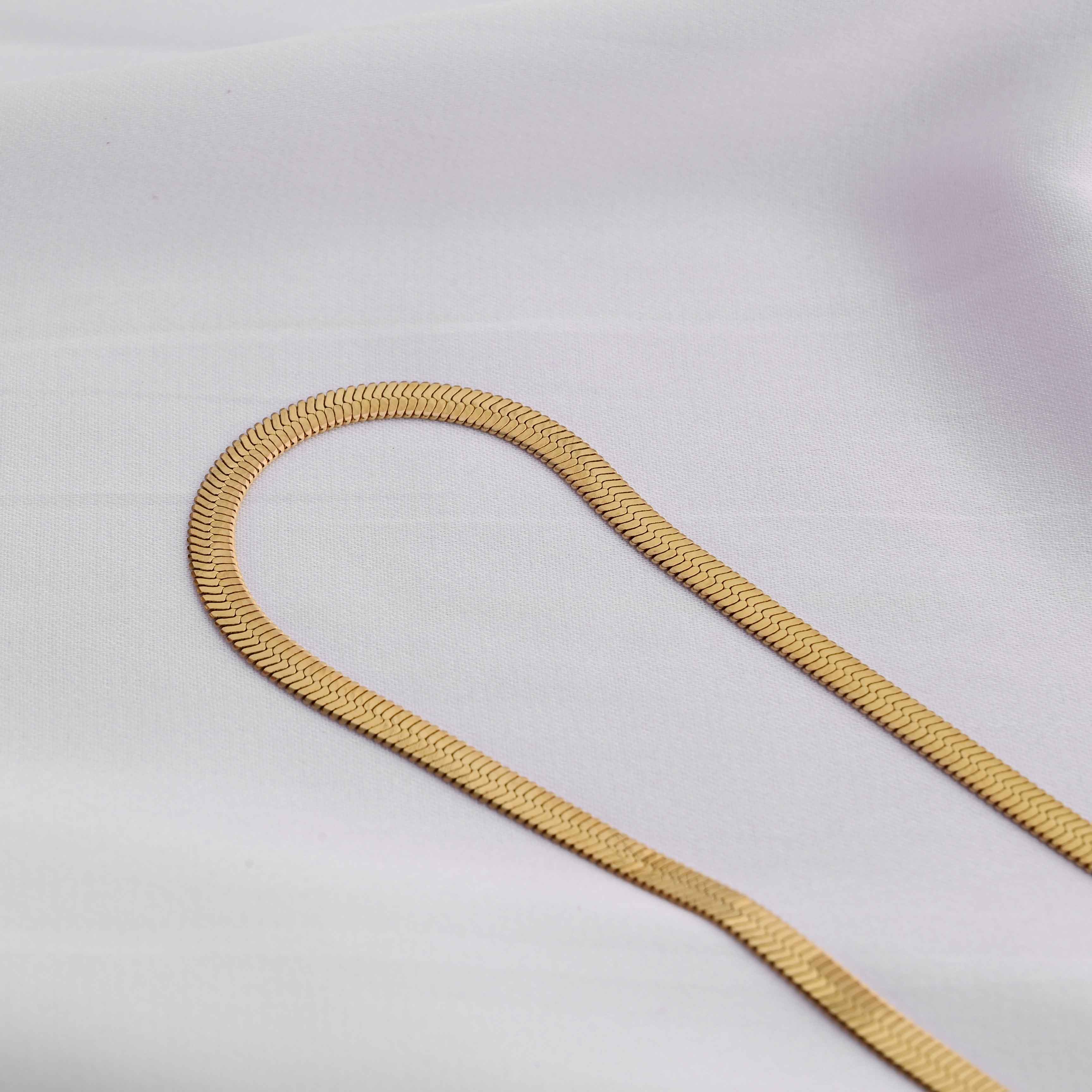 Gold snake chain