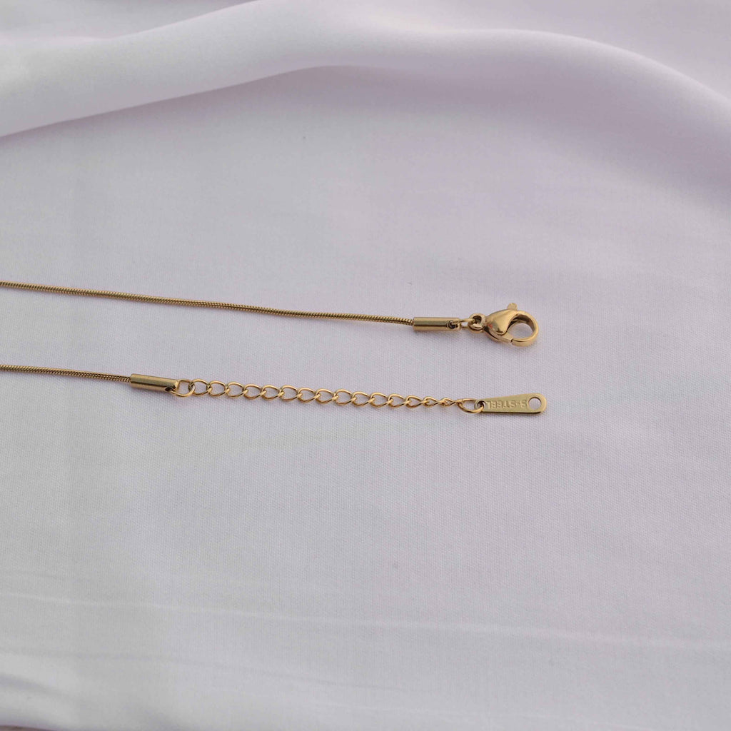 Prada symbol necklace in gold