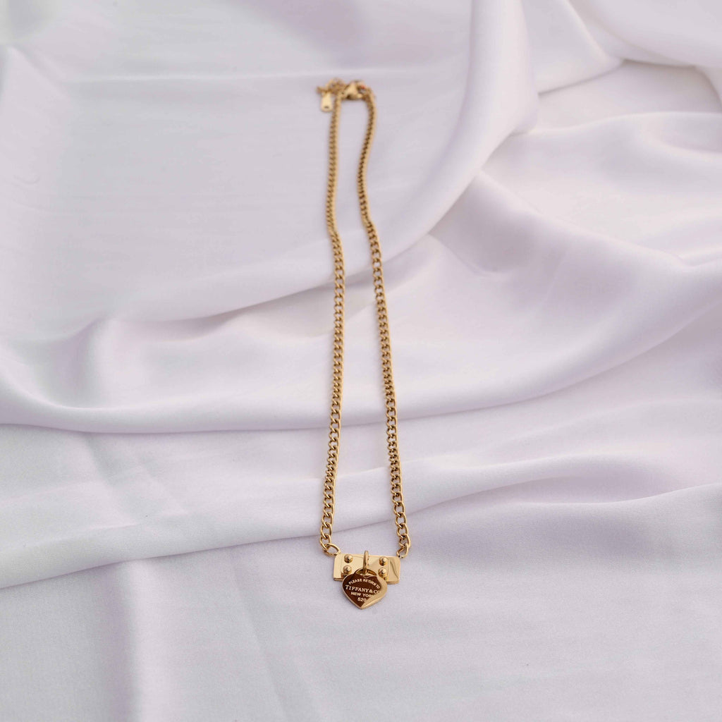 Tiffany and co pendant necklace