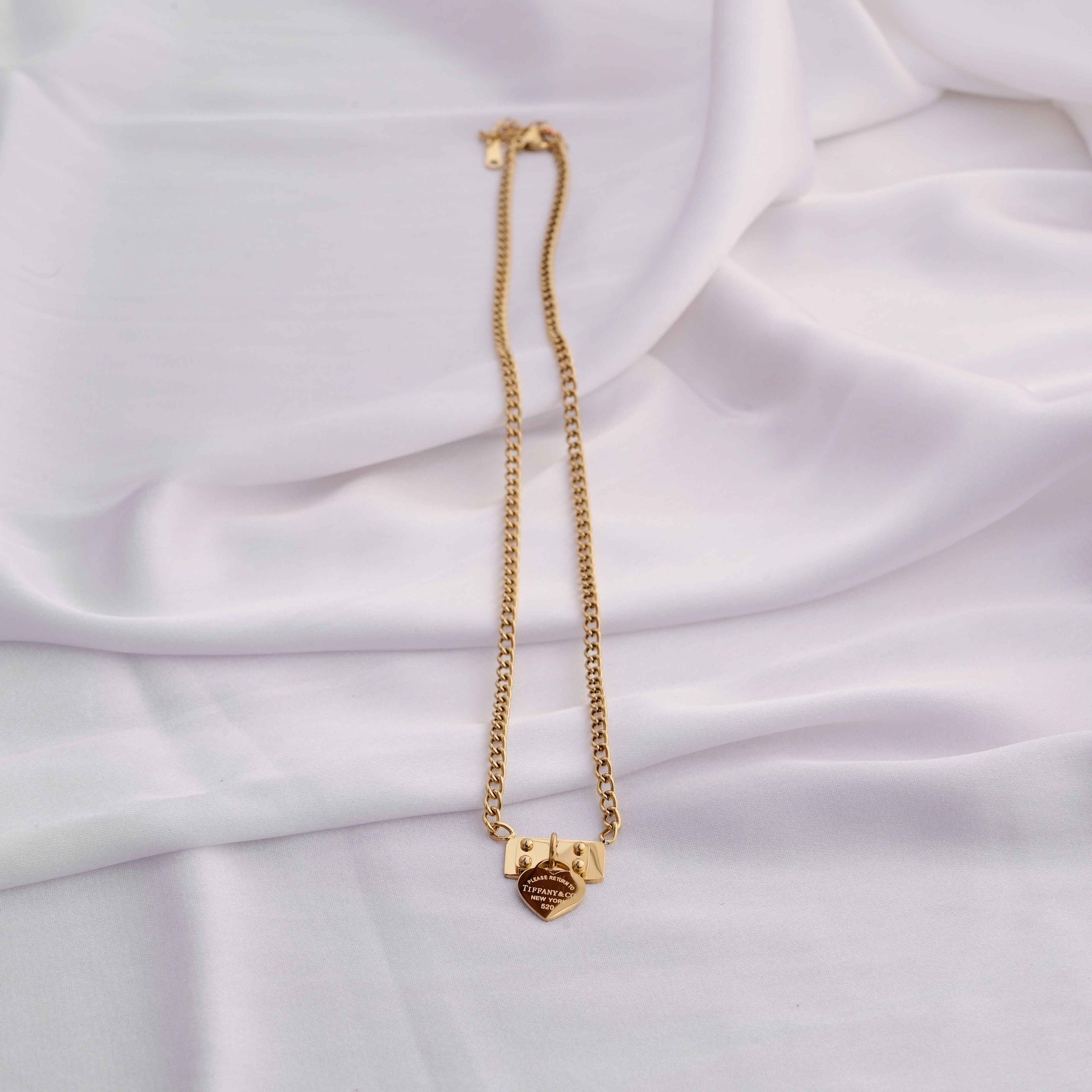 Tiffany and co pendant necklace