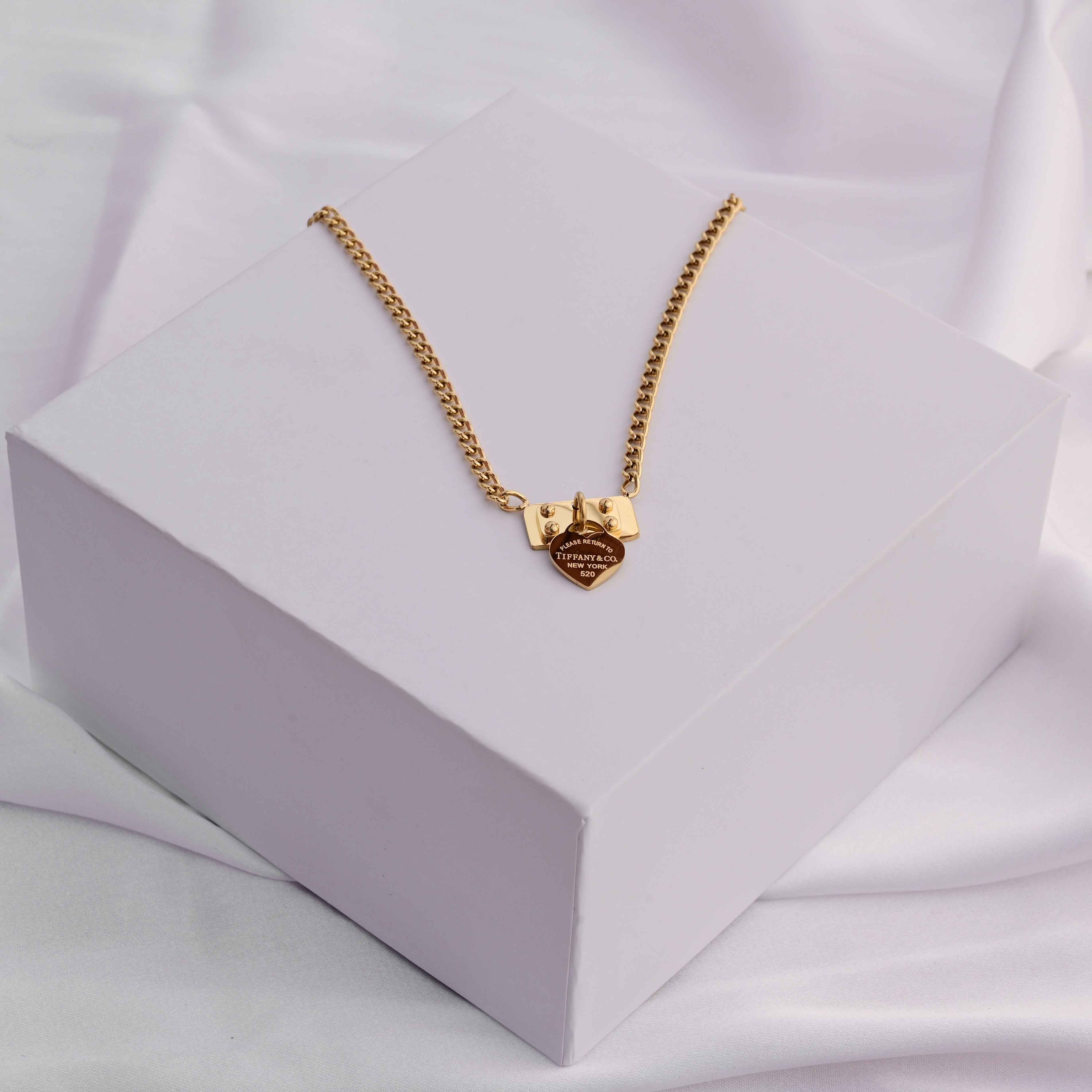 Tiffany and co pendant necklace