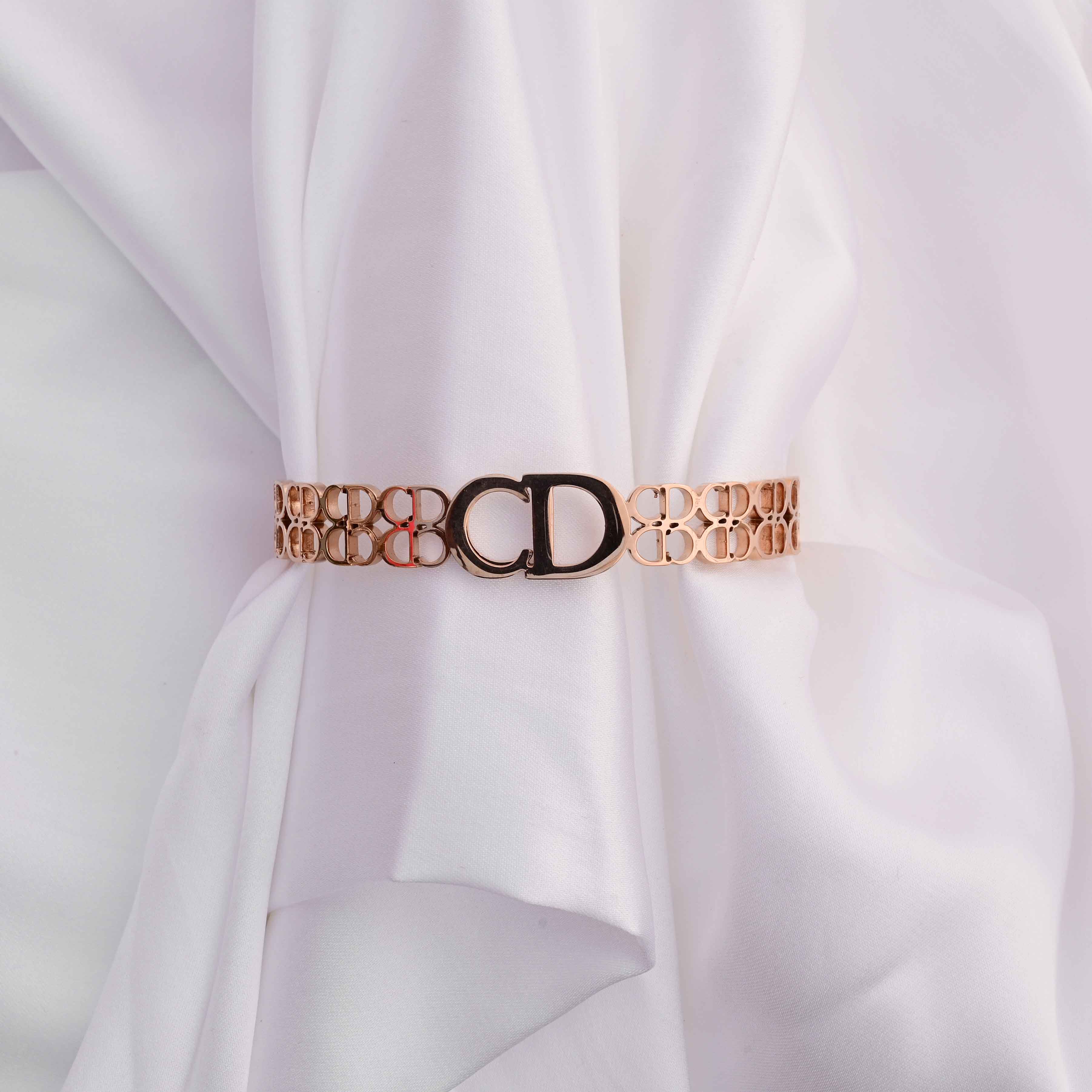 Christian Dior, Bangle Bracelet in Rose gold & Gold