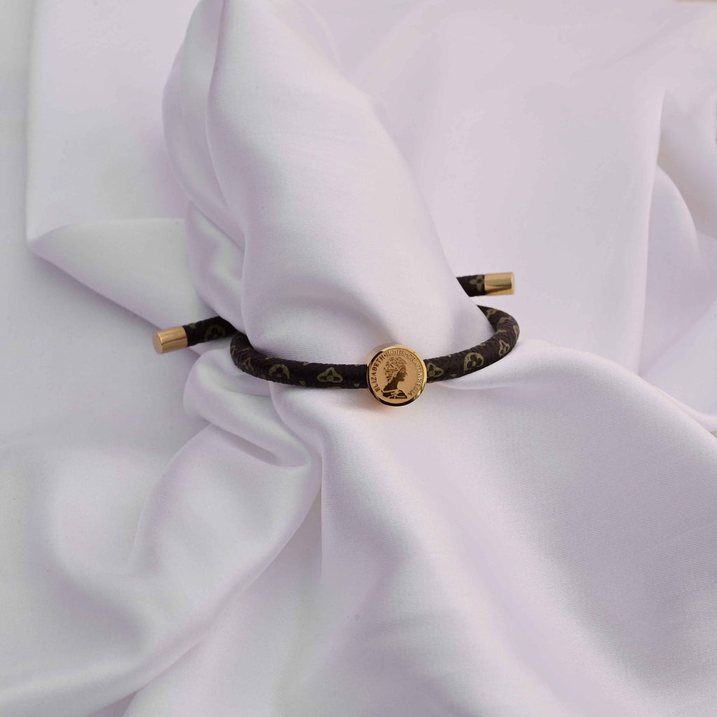 Louis Vuitton band bracelet with print