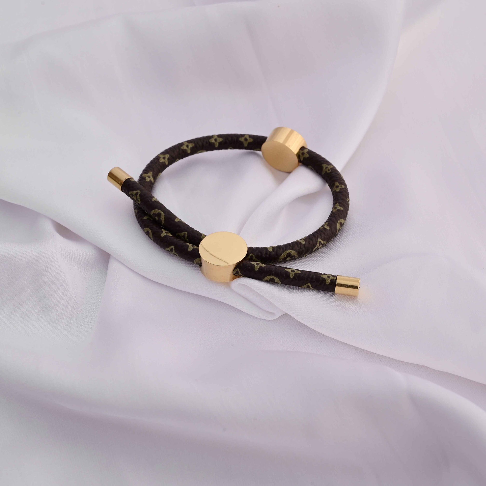 Louis Vuitton band bracelet with print