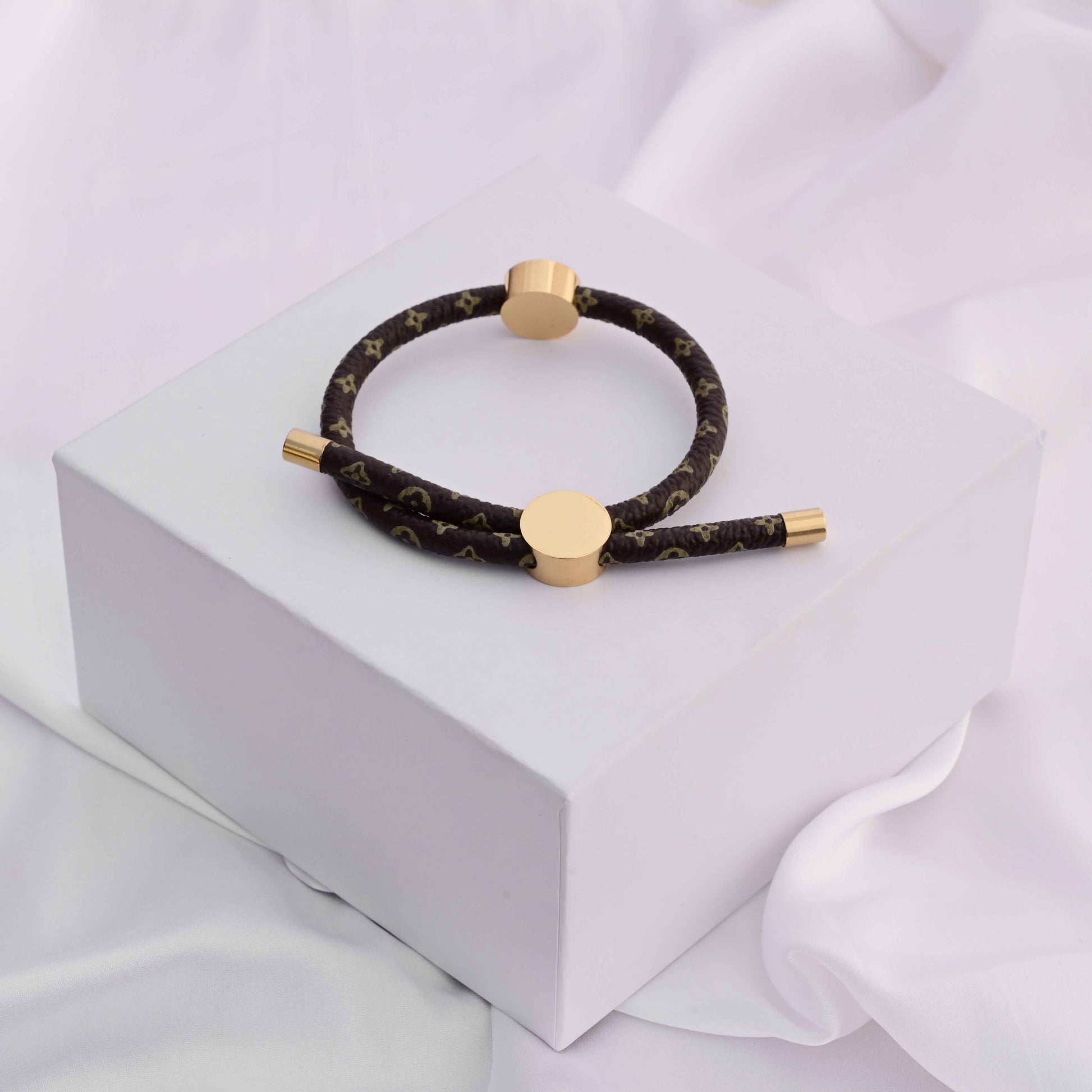 Louis Vuitton band bracelet with print