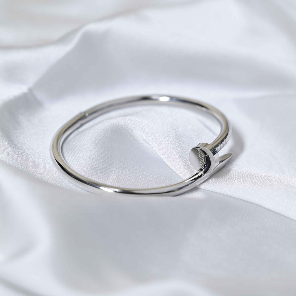 Cartier nail bracelet in silver & Gold