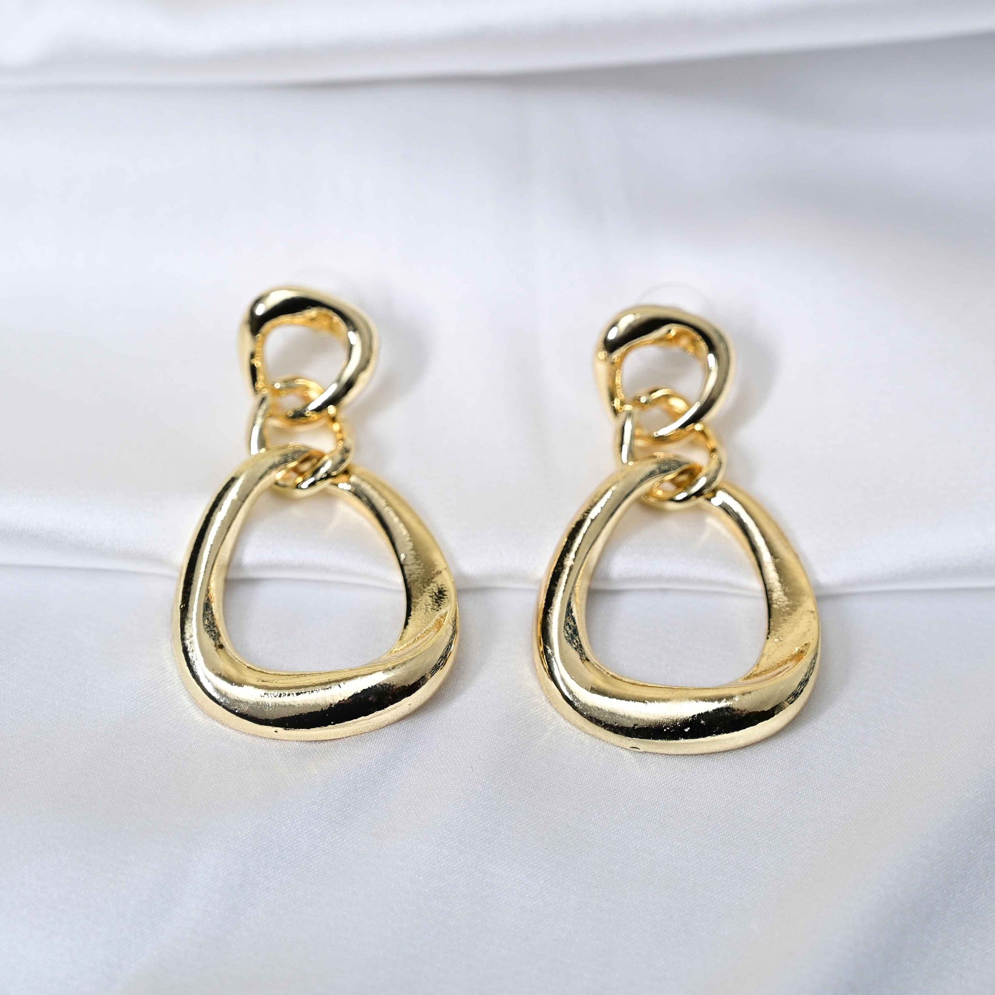 Gold loops Earrings
