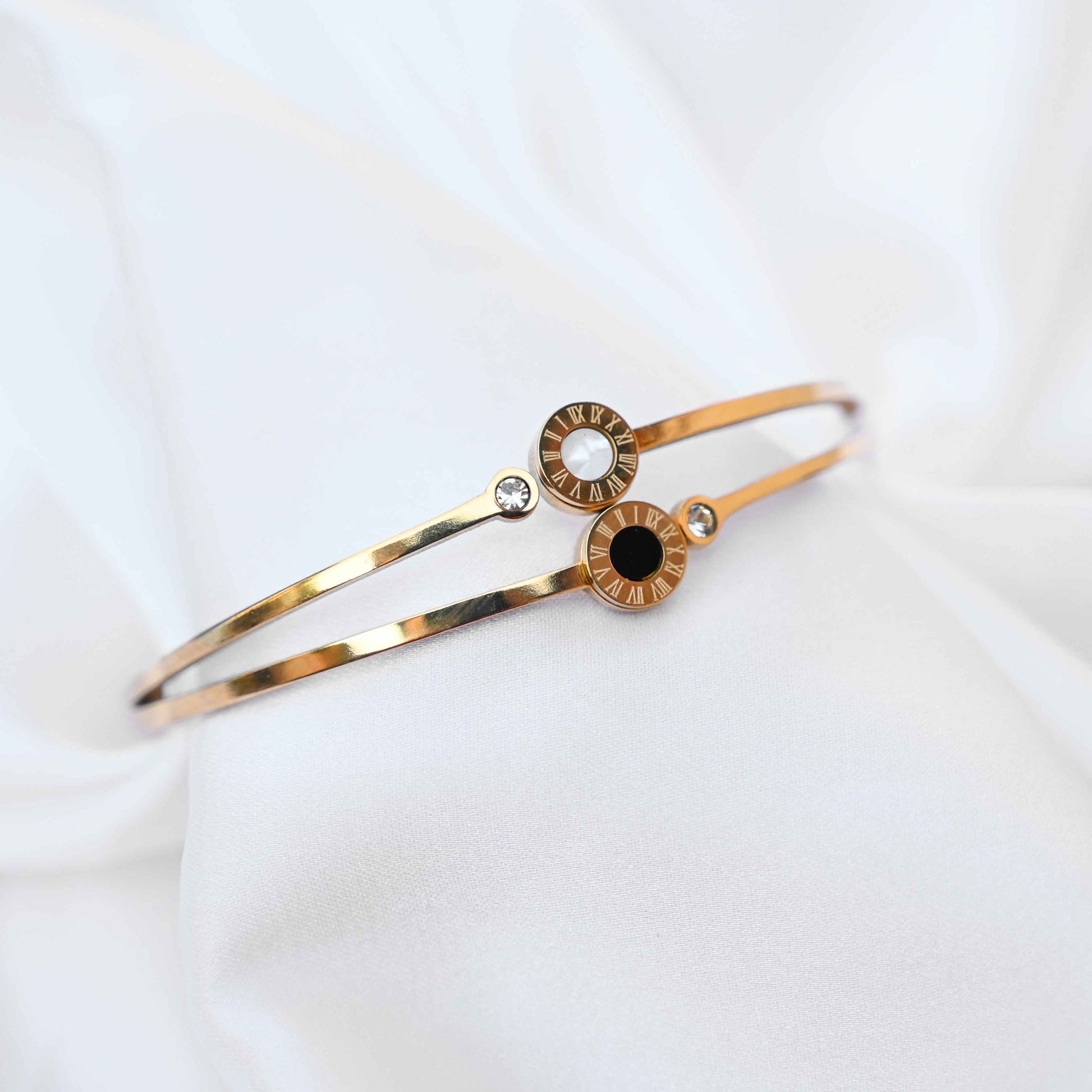 Gold Double stack bracelet