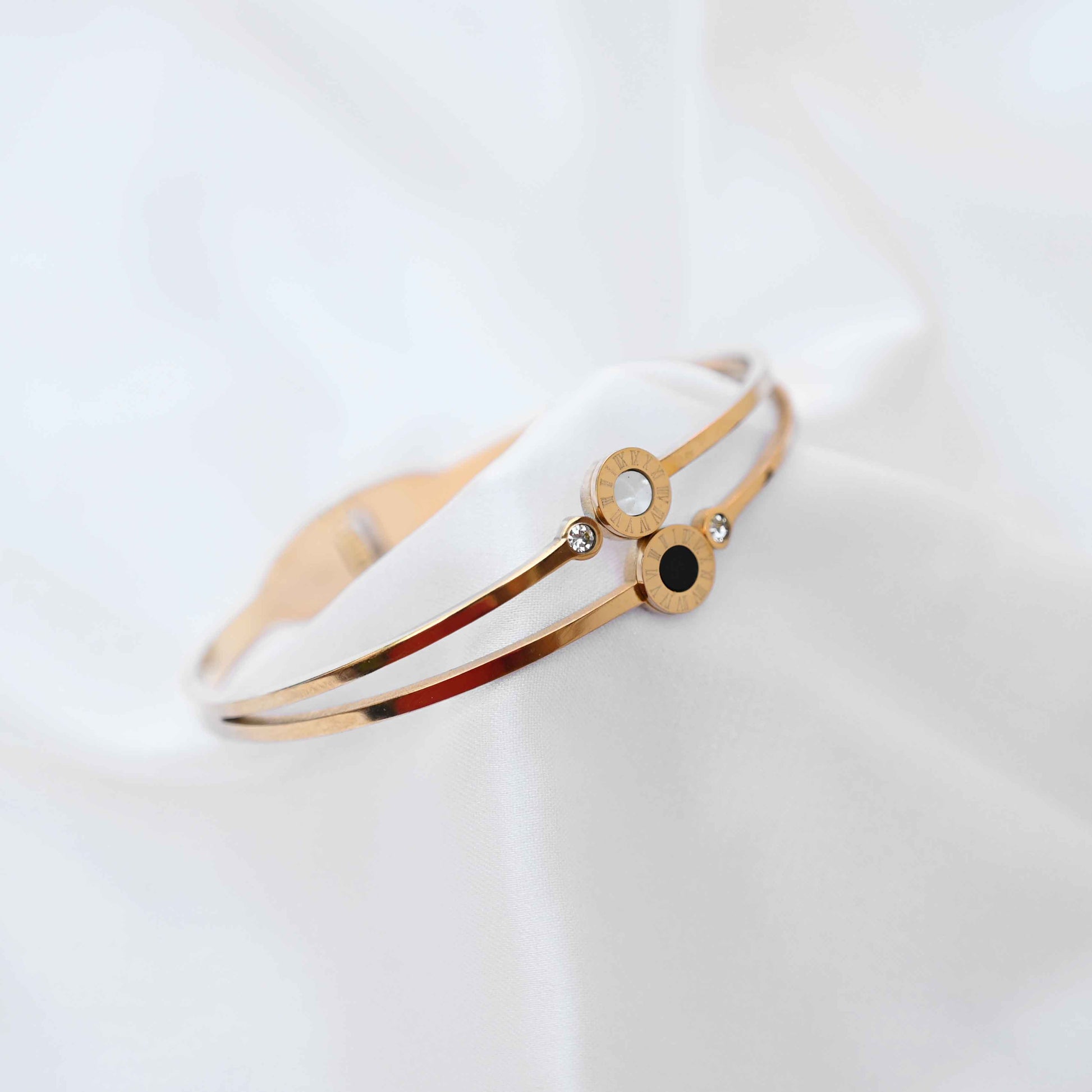 Gold Double stack bracelet