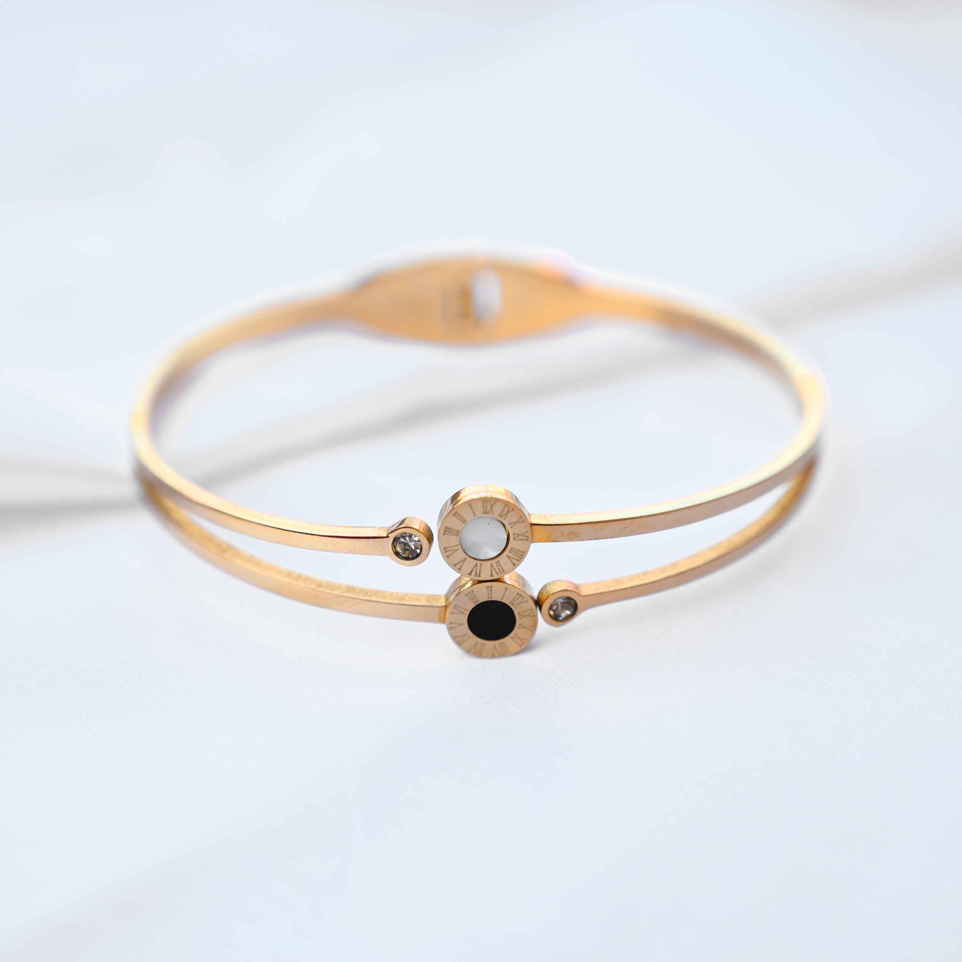 Gold Double stack bracelet