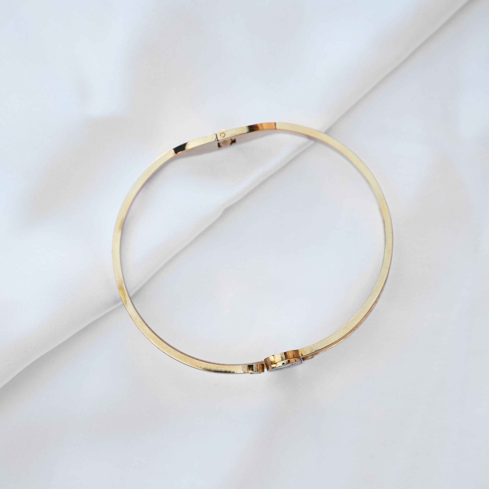 Gold Double stack bracelet