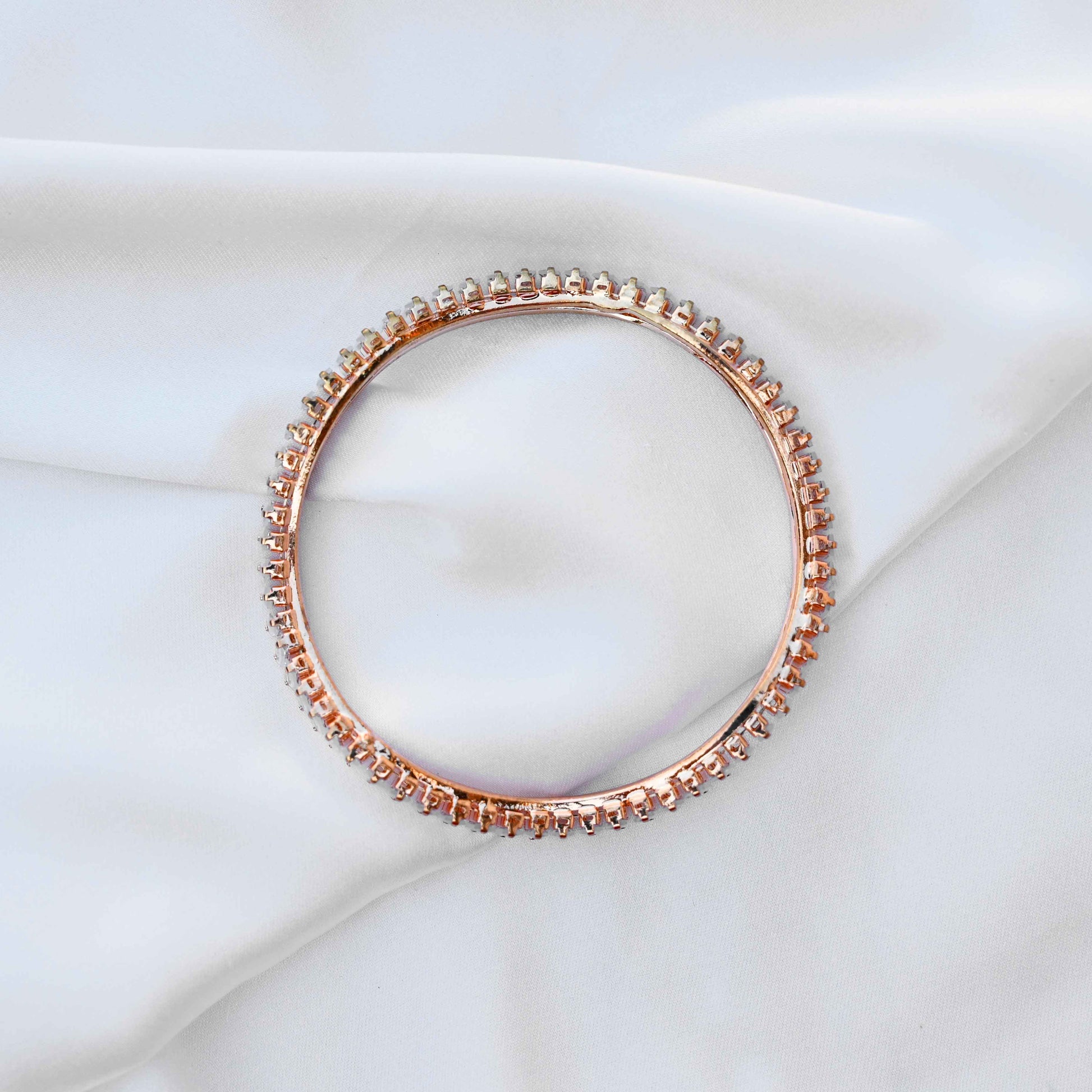 Cubic crystal bangles (American Diamond)
