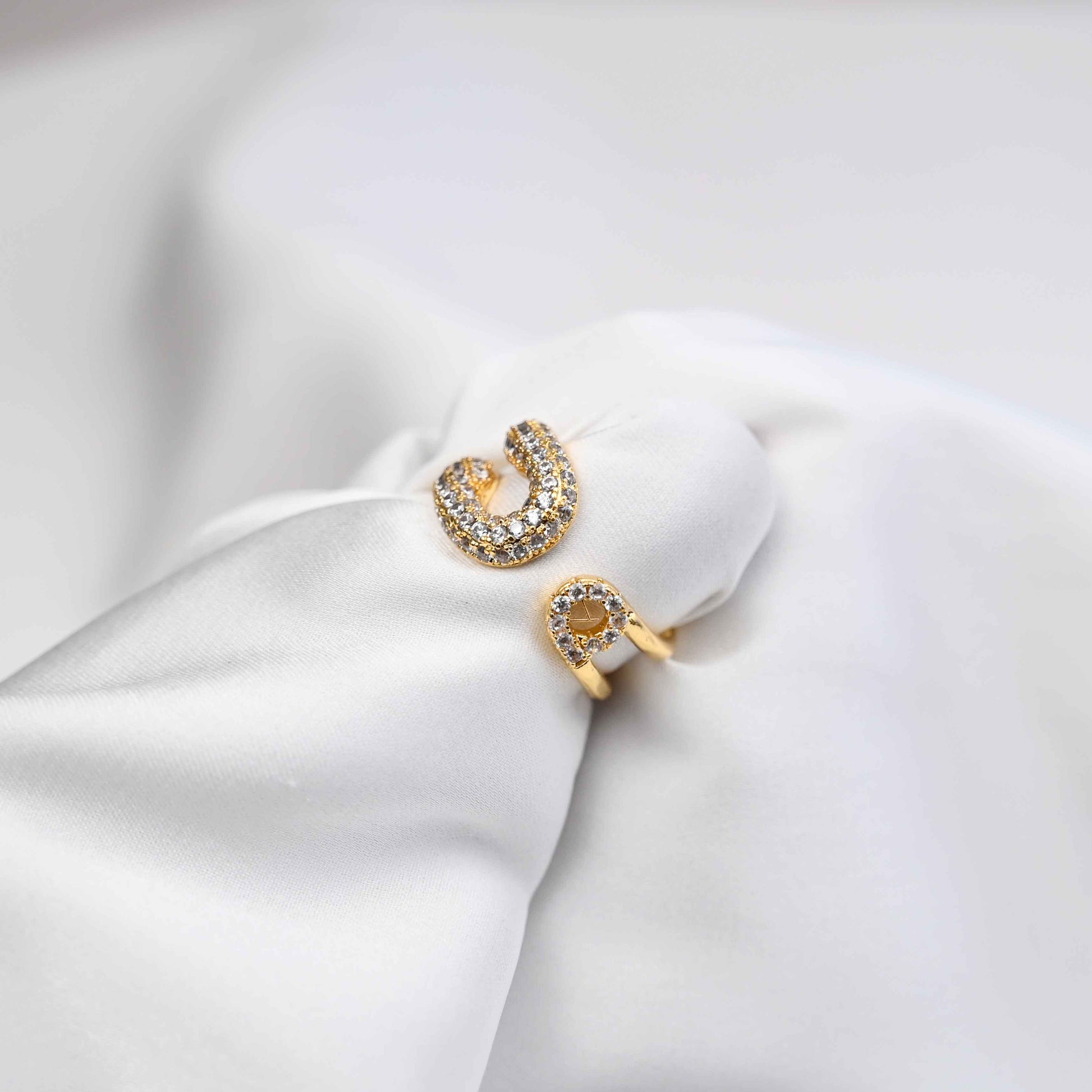 safety pin top open ring
