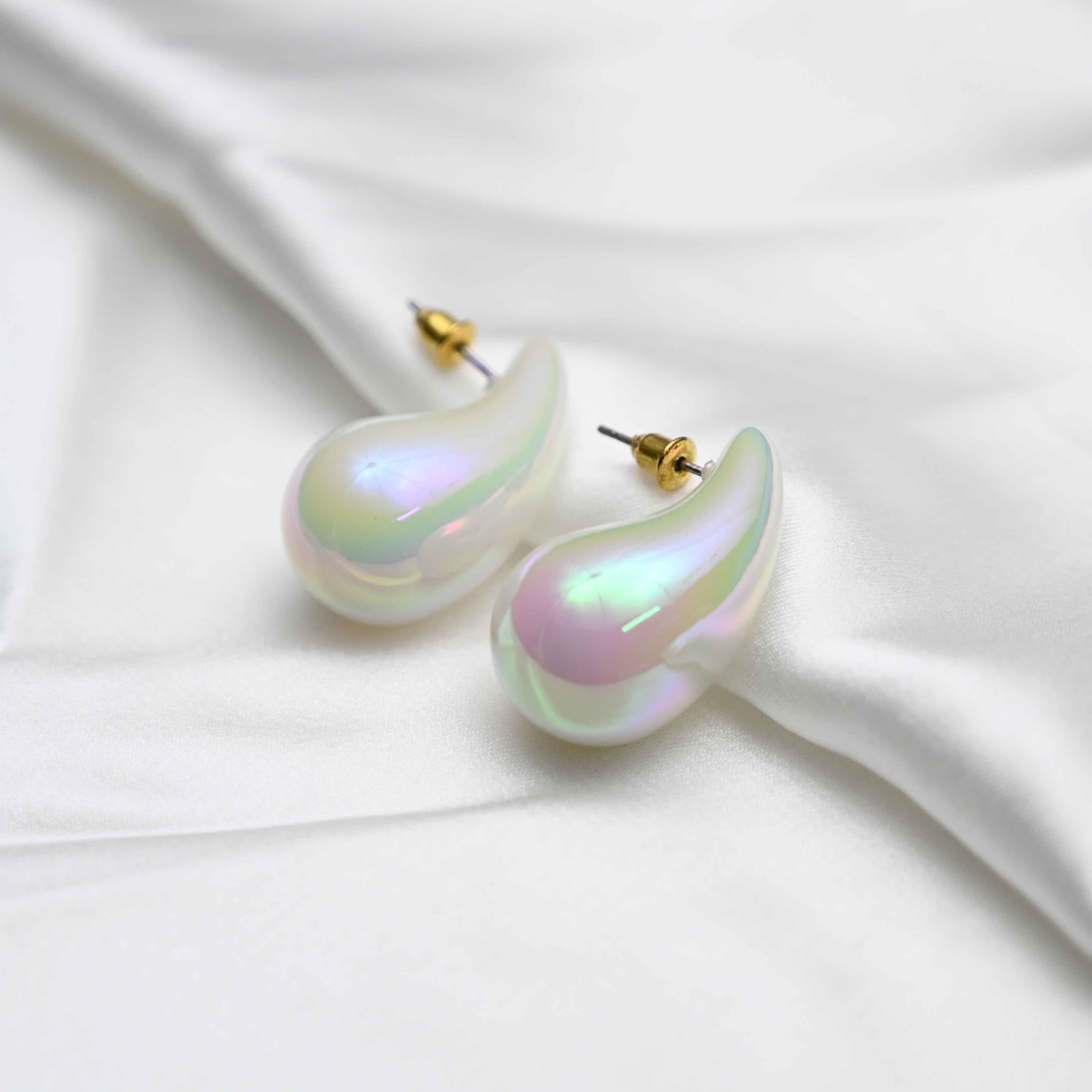 colourful water drops Earrings