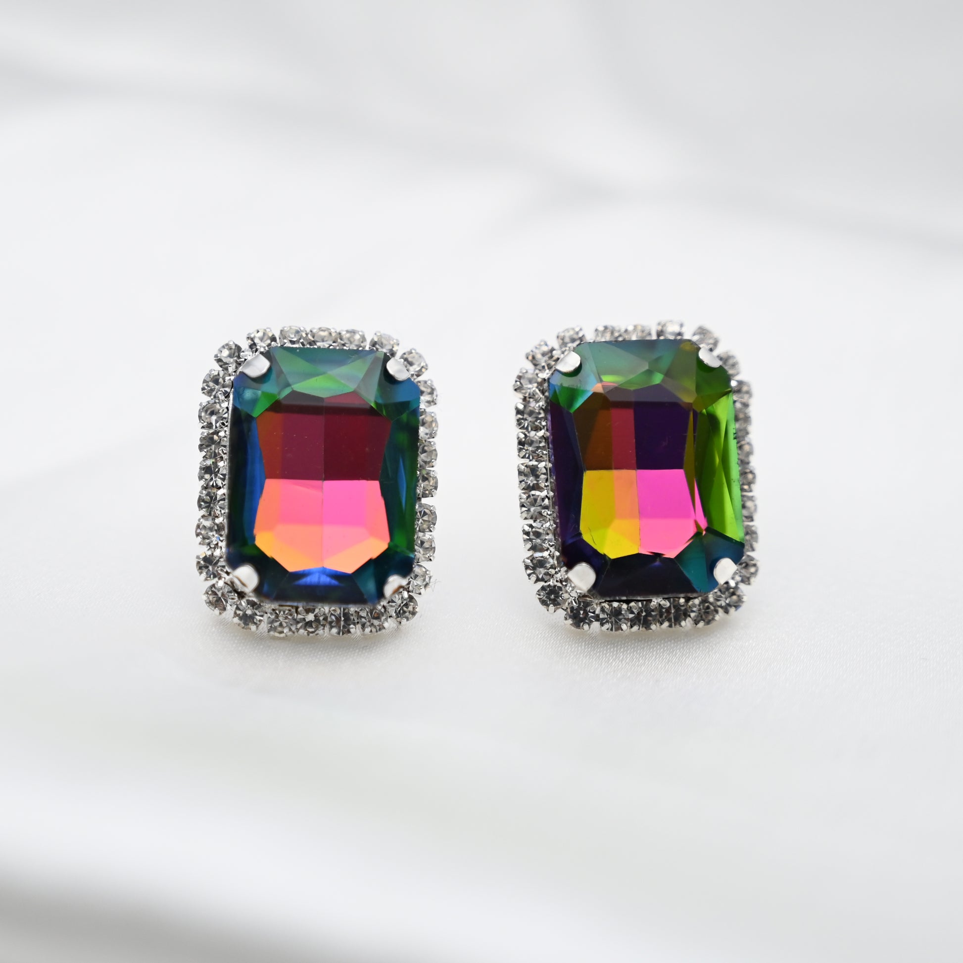 Reflecting royalty earrings